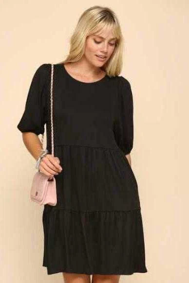 37 SQ {Love Is The Key} Black Tiered Dress PLUS SIZE XL 2X 3X - Image 4