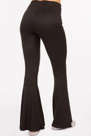 LEG-51 {Southern Inspired} Black Bell Bottom Pants PLUS SIZE 2X 3X - Image 3