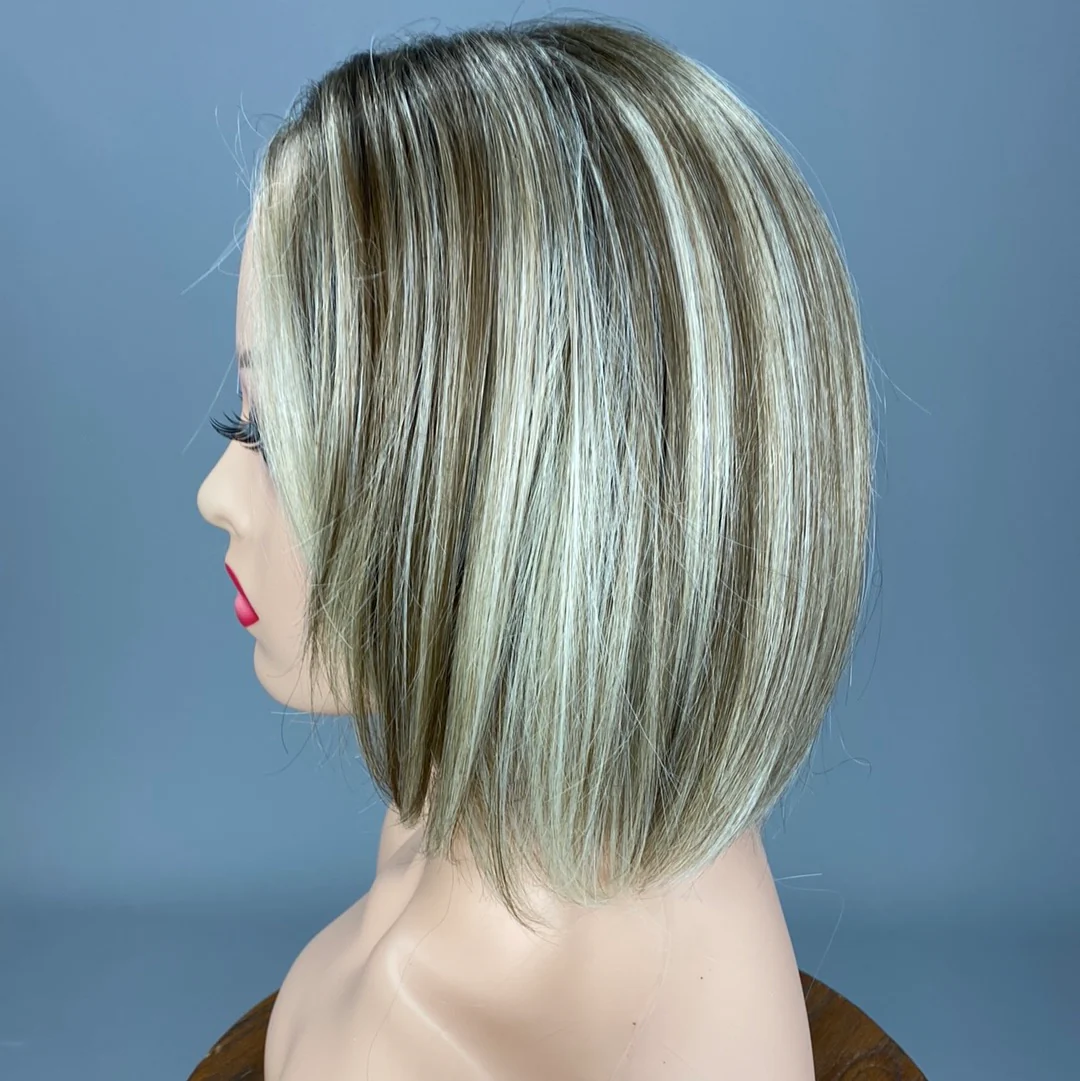 SALE!! "Double Shot Bob" HAND-TIED (Rootbeer Float Blonde) BELLE TRESS Luxury Wig - Image 2