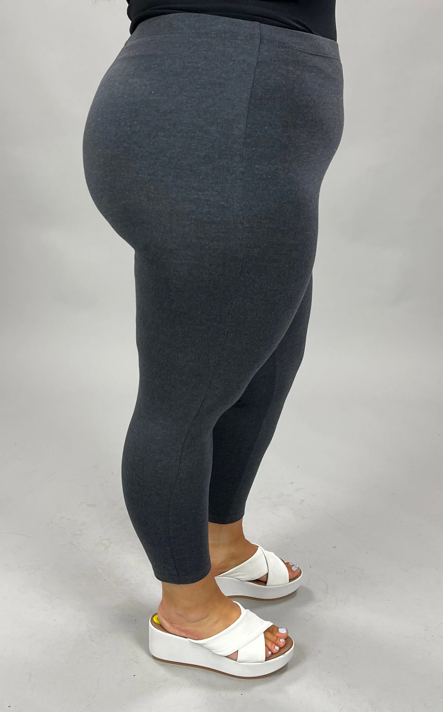 BT {Off Campus}  Charcoal Gray  Capri Legging Plus Size 1X 2X 3X - Image 4