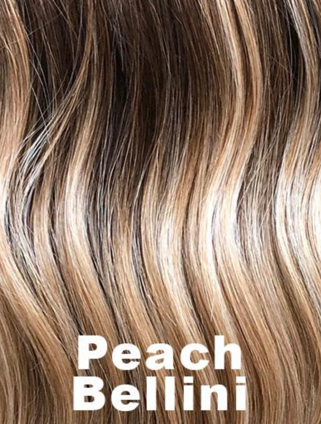 SALE!! "Maxwella 22" (Peach Bellini) BALAYAGE Belle Tress Luxury Wig - Image 4