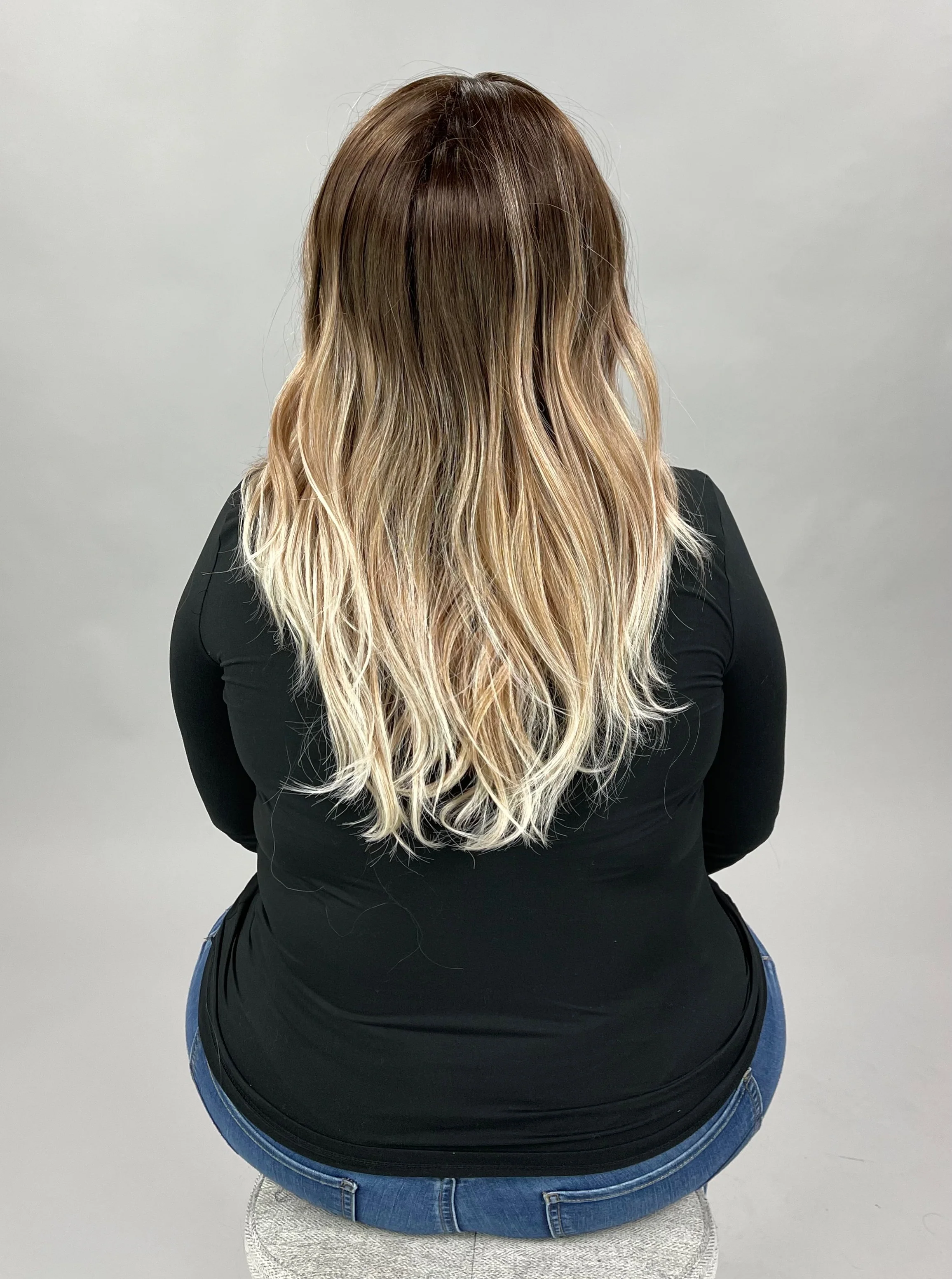 SALE!! "Peerless 22" (Peach Bellini) BALAYAGE BELLE TRESS Luxury Wig - Image 3