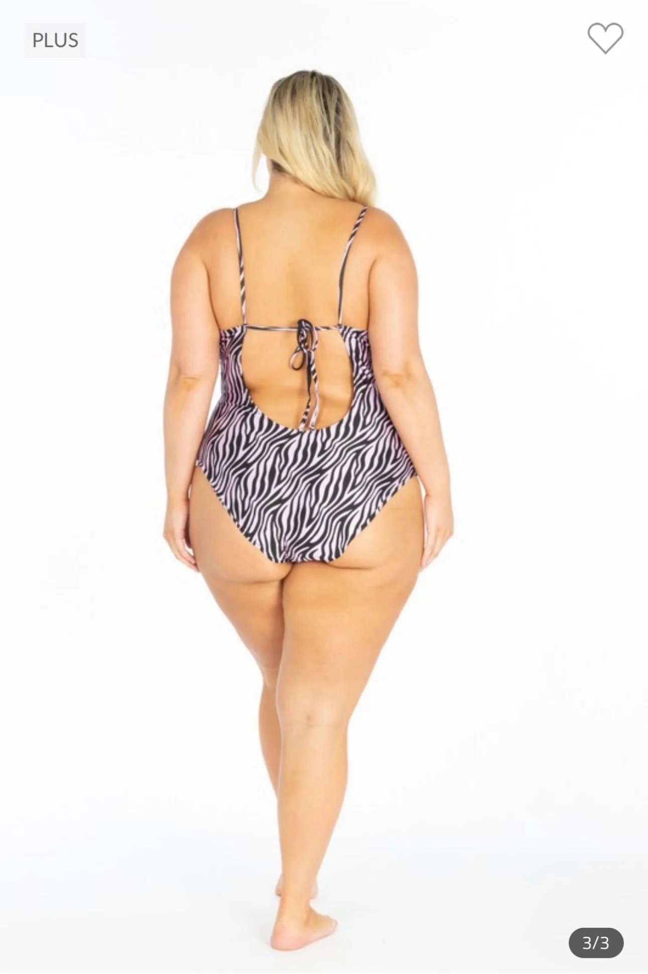 SWIM-Z {Stylish Swim} Lavender Animal Print Swimwear PLUS SIZE 1X 2X 3X - Image 3